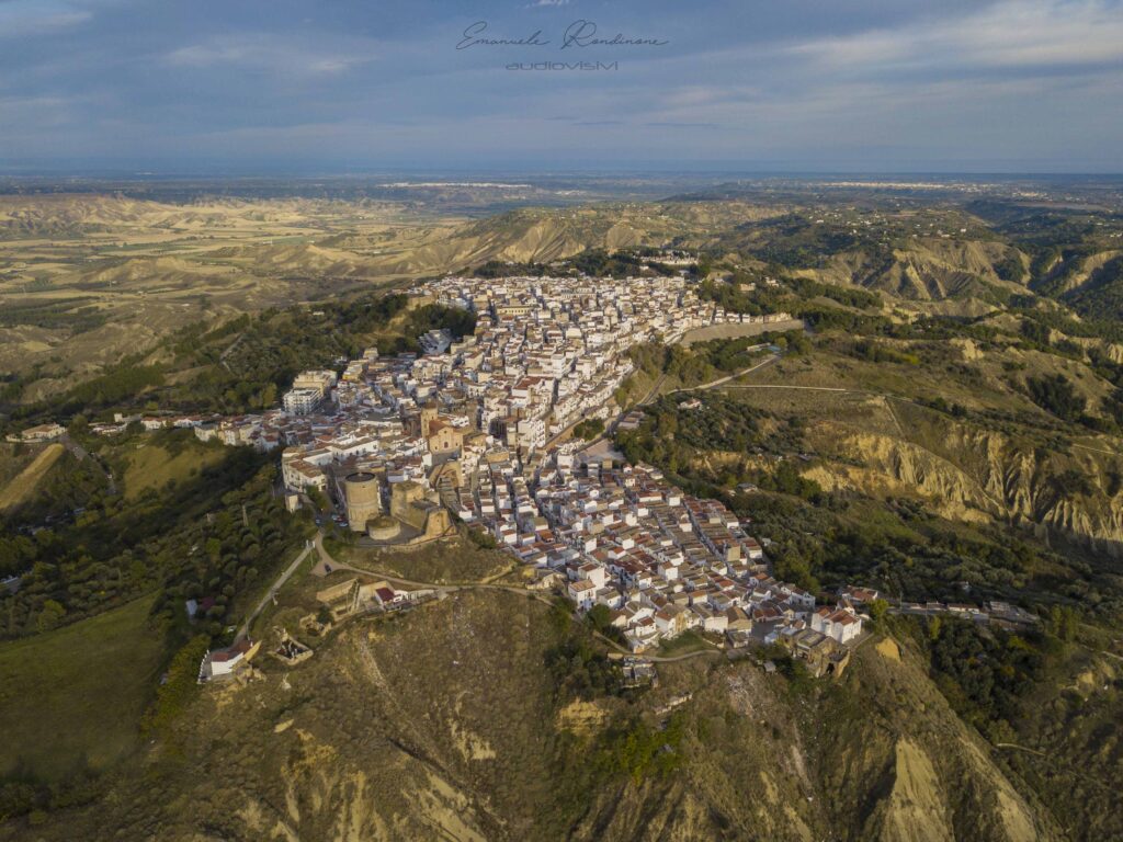 Pisticci veduta dall'alto 